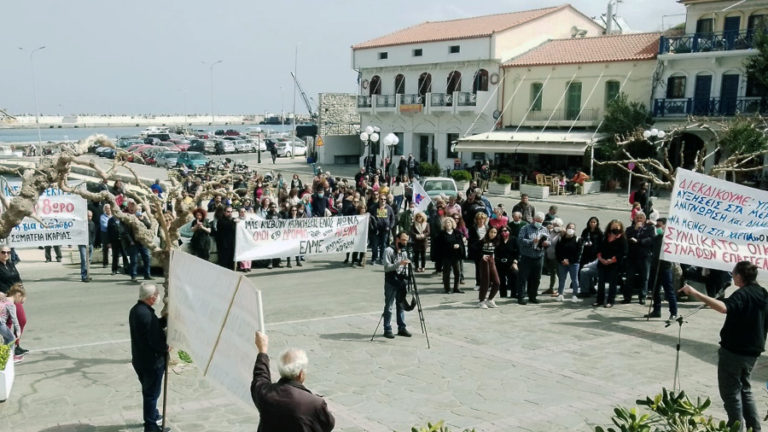 Τα μηνύματα της απεργιακής συγκέντρωσης στην πλατεία Ευδήλου στις 6 Απρίλη