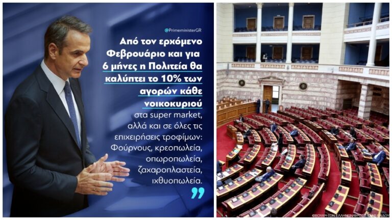 Νέα μέτρα στήριξης κατά τη διάρκεια συζήτησης του Προϋπολογισμού ανακοίνωσε ο Πρωθυπουργός