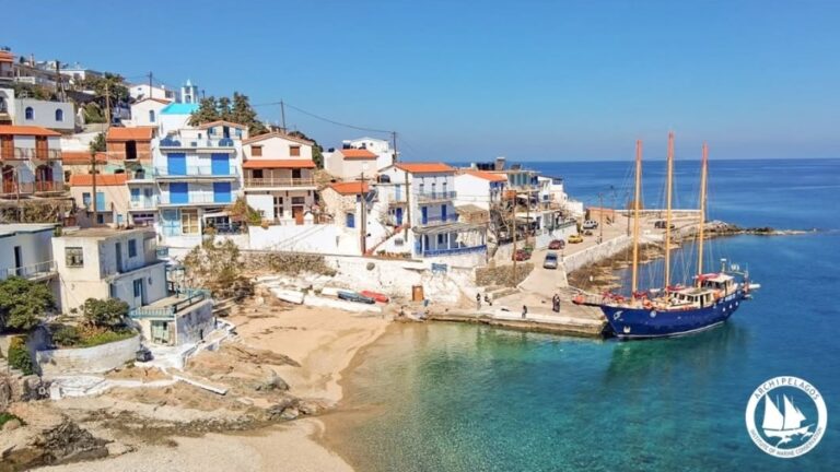 Σύντομη στάση του ερευνητικού σκάφους «Τρίτωνας» στον ανοιξιάτικο Αρμενιστή