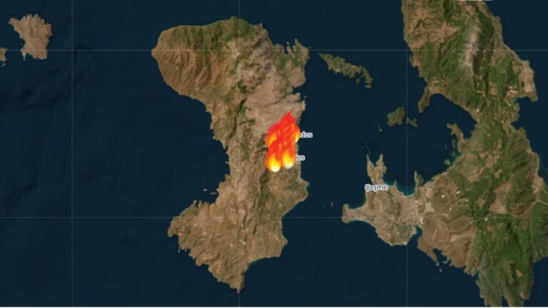 Αναβάλλεται η επίσκεψη του κυβερνητικού κλιμακίου στη Σάμο λόγω της φωτιάς στη Χίο