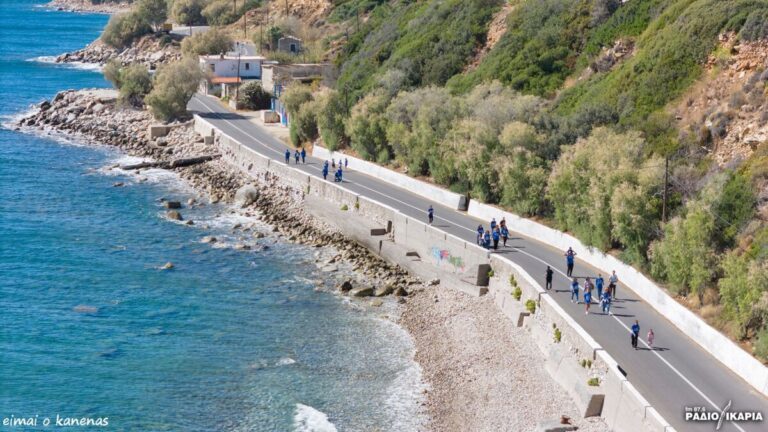 Δυναμική συμμετοχή παιδιών, οικογενειών και τοπικής κοινωνίας στον αγώνα δρόμου του Ικάρου