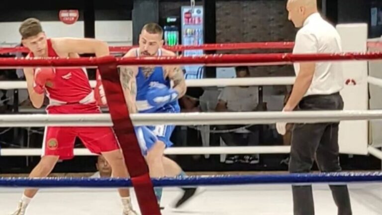 Ο Ικαριώτης πυγμάχος Χρήστος Φράγκος στα προκριματικά του Πανελληνίου Πρωταθλήματος