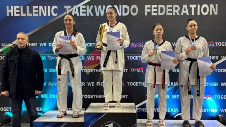 Χάλκινο για την Ασπασία-Μαρία Μπρέλα στο Πανελλήνιο Ταεκβοντό