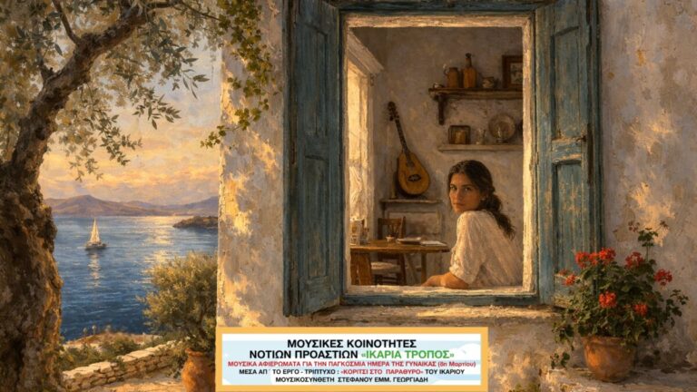 Κορίτσι στο Παράθυρο: Αφιέρωμα της κοινότητας «Ικαρία Τρόπος» για τη Γυναίκα