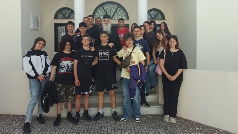 Επίσκεψη μαθητών του Γυμνασίου Ευδήλου στο Βυζαντινό Μουσείο Σάμου
