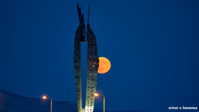 Full Moon at Ikaria - by Spiros Skikos
