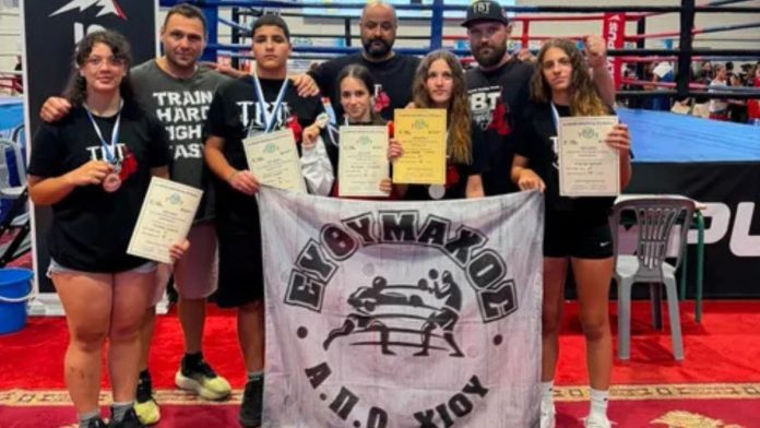 The Tsimpidis Boxing Team won 4 medals