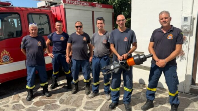 Donation of Modern Rescue Equipment to the Fire Department by the Pan-Icarian Brotherhood of America